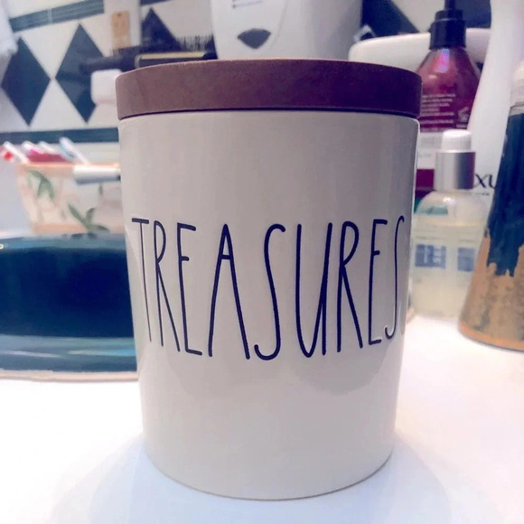 NEW RAE DUNN TREASURES CANISTER - Picture 1 of 4